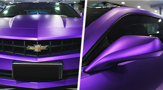 Film 4,8 étanches à l'humidité MIL Thickness d'enveloppe de voiture de Matte Metallic Deep Sea Blue