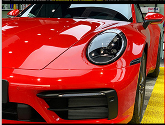 Éraflure libre de Chrome de voiture d'enveloppe de bulle glissable rouge de film résistante