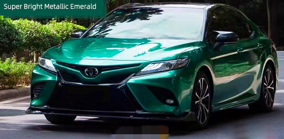 Emerald Gloss Car Vinyl Wrap métallique de revêtement avec la protection d'éraflure