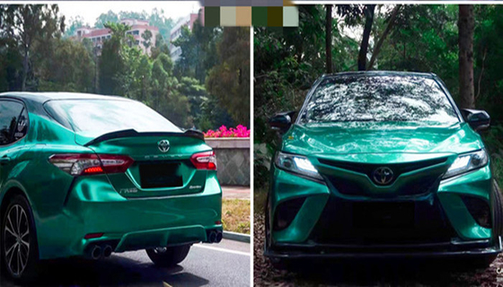 Emerald Gloss Car Vinyl Wrap métallique de revêtement avec la protection d'éraflure