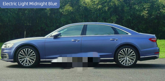Preuve à hautes températures de l'eau de film libre de Matte Midnight Blue Car Wrap de bulle