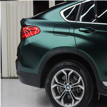 Enveloppe libre de voiture de vinyle de GV de bulle vert-foncé d'enveloppe résistante aux abrasions
