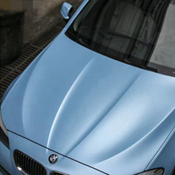 Film bleu d'enveloppe de voiture de Matte Metallic Electric Light Sky non - se fanant