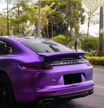 Bulle Violet Car Wrap Film Self électrique libre guérissant Swipeable