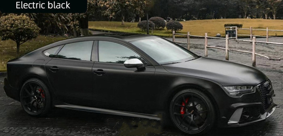4,8 technologies de fusible de libération et de chaleur d'air de MIL Black Car Vinyl Wrap électriques