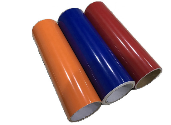 Produit chimique polymère 140gsm résistant de film de vinyle de coupe de couleur de métier de signe