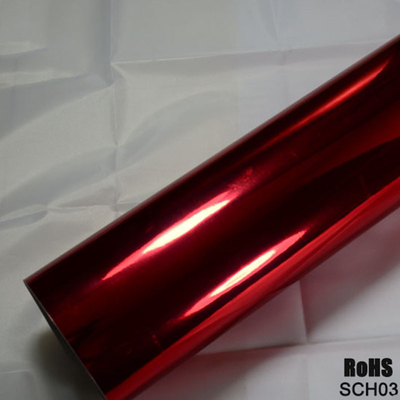 Enveloppe de vinyle de voiture de Chrome de rose de lustre avec l'adhésif acrylique démontable