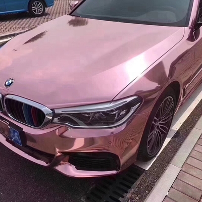 L'individu guérissant la libération d'air d'enveloppe de Rose Gold Chrome Vinyl Car imperméabilisent
