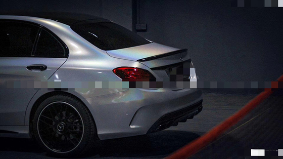 5 ans de longévité de Diamond Glitter Car Wrap Silver d'étincelle de vinyle de largeur de l'enveloppe 1.52m