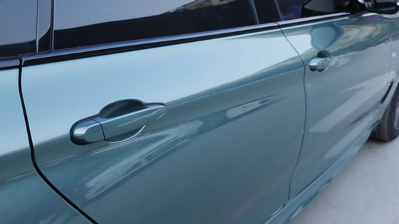 Enveloppe imperméable de vinyle de lustre de turquoise d'enveloppe métallique adhésive démontable de voiture