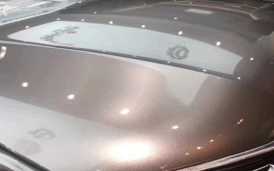 Enveloppe mince métallique de vinyle de voiture de lustre d'Ash Gray de bataille étanche à l'humidité
