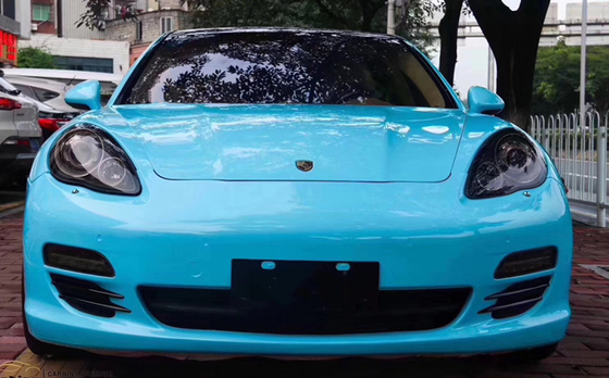 L'enveloppe ultra à haute brillance bleue de voiture de Miami ride librement pour des camions