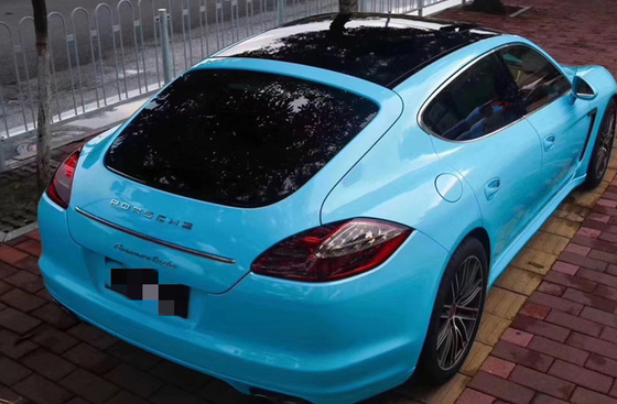 L'enveloppe ultra à haute brillance bleue de voiture de Miami ride librement pour des camions
