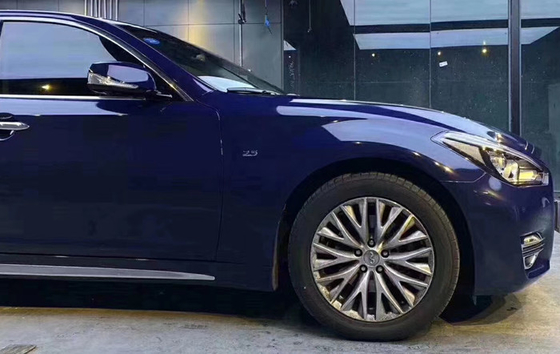 La lumière UV de la voiture 140gsm d'enveloppe de bloc à haute brillance bleu de minuit de vinyle
