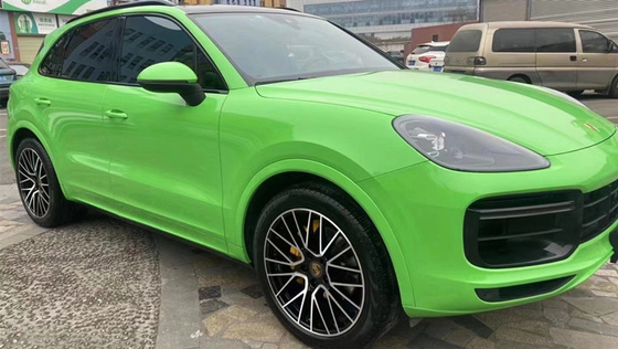 L'enveloppe libre calandrée polymère de vinyle de bulle d'air annotent ultra l'enveloppe verte de voiture
