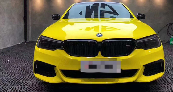 Enveloppe libre de vinyle de preuve de chaleur de voiture de maïs de bulle brillante élevée jaune d'enveloppe