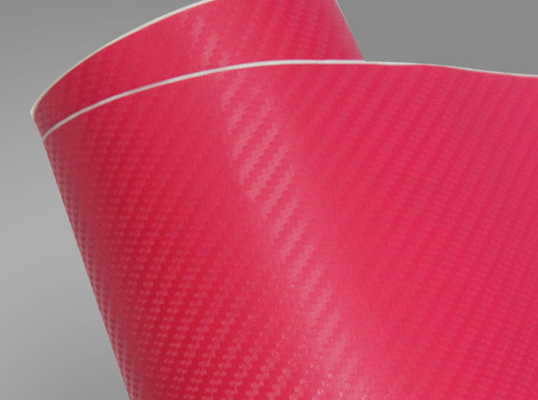 3D a coloré glissable libre de bulle de film d'enveloppe de vinyle de fibre de carbone