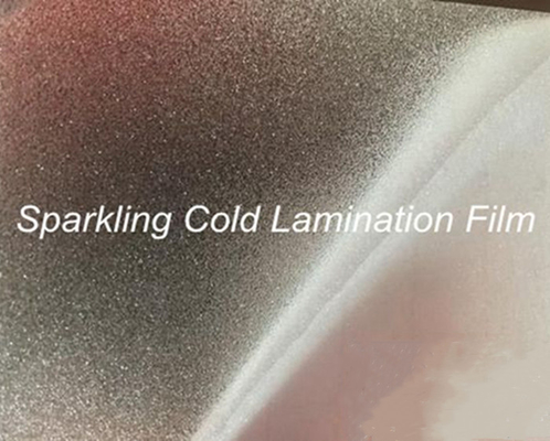 Film froid de stratification d'étincelle de stratification de scintillement froid semi clair du film 0.5mm