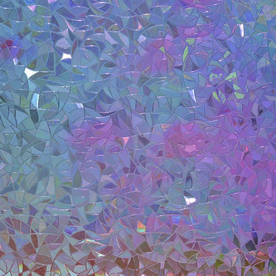 Lumière du soleil décorative de filtre de film de fenêtre d'intimité d'échelles d'intimité dichroïque de vinyle