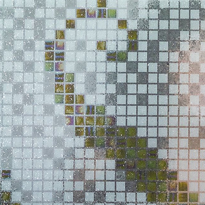 La charge statique libre adhésive d'intimité de mosaïque d'oiseau s'accrochent film de fenêtre pour la décoration en verre