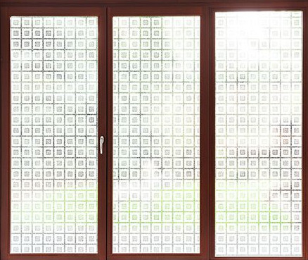 La charge statique de film de verre de fenêtre de deux Tone Sparkle Privacy Removable Decorative s'accrochent