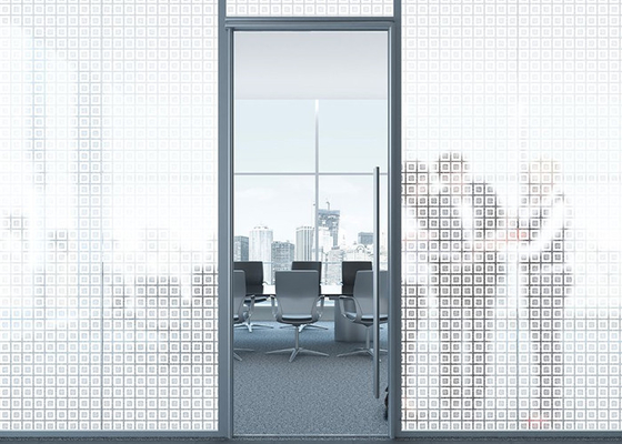 La charge statique de film de verre de fenêtre de deux Tone Sparkle Privacy Removable Decorative s'accrochent