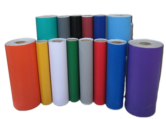 5 ans de longévité de film flexible 0.914MX50M Colored Self Adhesive de vinyle ont givré le film