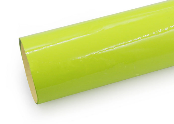 Éraflure décorative du film 0.1mm de vinyle de coupe de couleur fluorescente de PVC résistante