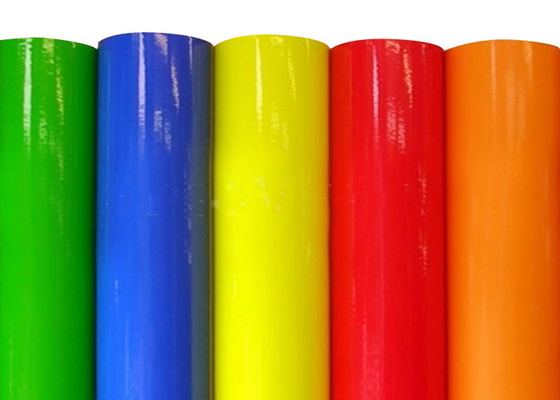 Éraflure décorative du film 0.1mm de vinyle de coupe de couleur fluorescente de PVC résistante