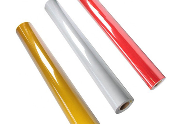 Film réfléchissant transparent acrylique de catégorie d'ingénierie de perle en verre pour des panneaux routiers