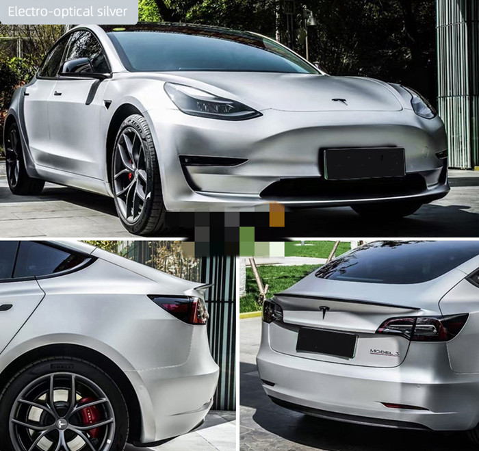 Couleur résistante UV durable d'argent de Matte Car Vinyl Wrap Bubble