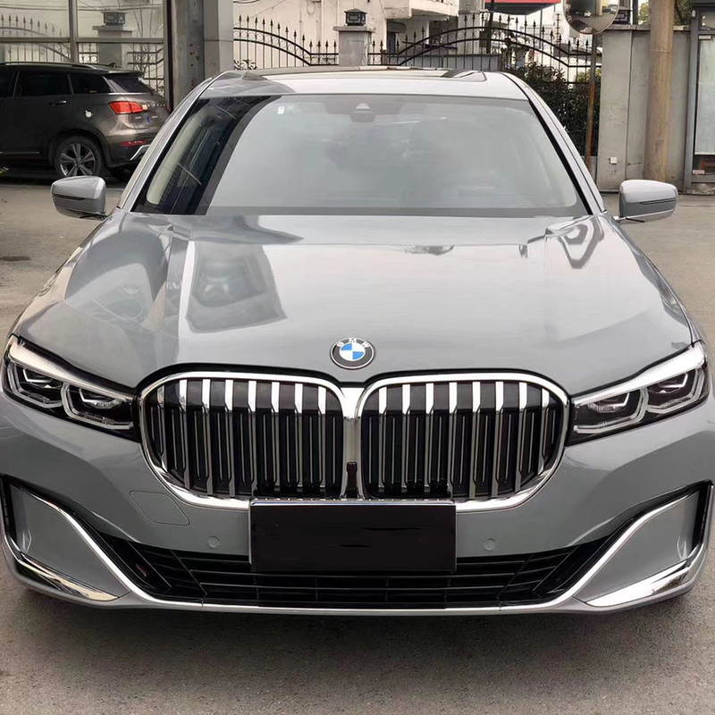 Résistant UV libre de la bulle 60µM Grey Chrome Car Vinyl Wrap pour l'intérieur extérieur