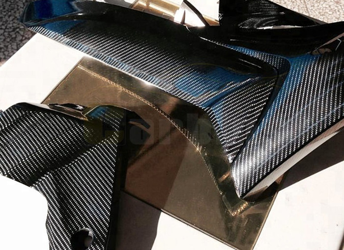 Libération noire extérieure intérieure d'air de petit pain d'enveloppe de vinyle de voiture de fibre du carbone 6D