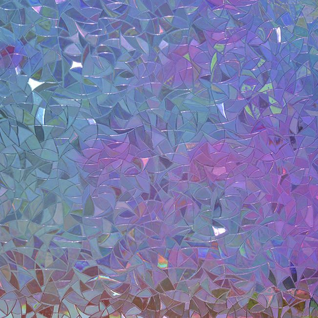 Lumière du soleil décorative de filtre de film de fenêtre d'intimité d'échelles d'intimité dichroïque de vinyle