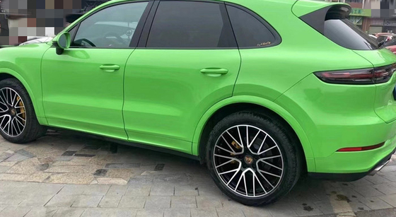 L'enveloppe libre calandrée polymère de vinyle de bulle d'air annotent ultra l'enveloppe verte de voiture