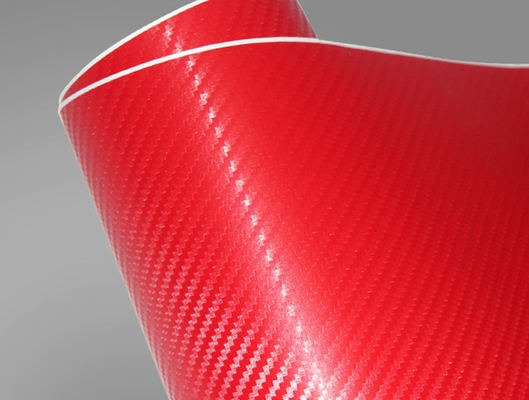 3D glissable a coloré la bulle de film d'enveloppe de vinyle de voiture de fibre de carbone libre